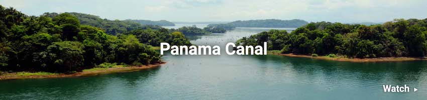 Image of Gatun Lake in Panama. Click here to watch a video of our Panama Canal cruises